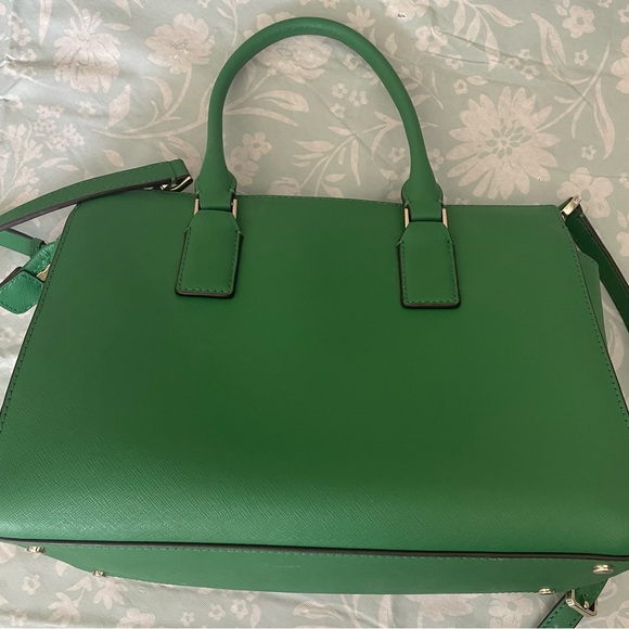 Kate Spade Vibrant Green Satchel and Wallet - Picture 4 of 9